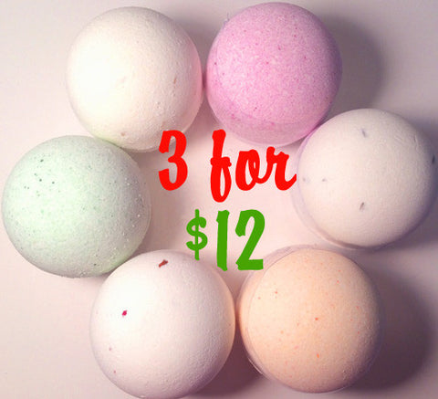 3 Bath Fizzies for $12